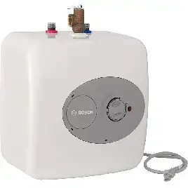 Bosch Electric Mini-Tank Water Heater Tronic 3000 T 4-Gallon (ES4) Small Size Tankless Water Heater Cold Climate