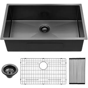 Lordear 32 Inch Black – Best Single Bowl Kitchen Sink Basin