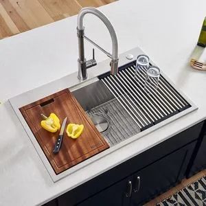Ruvati 33 x 22-inch Workstation- Best Kitchen Sink for Quality